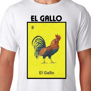 El Gallo Mexican Loteria T-Shirt